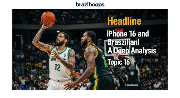 Brazilian basketball team using smartphone and tablet for training analytics on a court