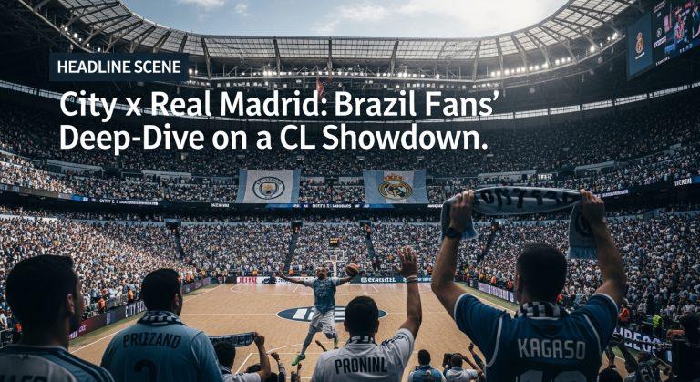 Brazilian basketball audience watching City x Real Madrid clash